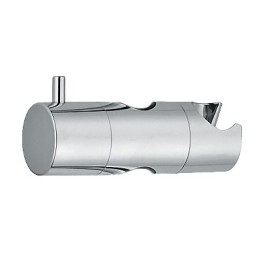 SUPPORTO SCORREVOLE IN ABS CROMATO PER ASTA D. 25 MM Cromo