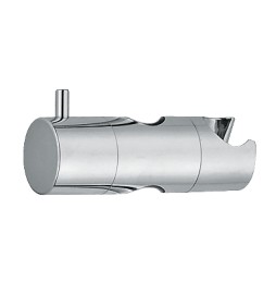 SUPPORTO SCORREVOLE IN ABS CROMATO PER ASTA D. 25 MM Cromo