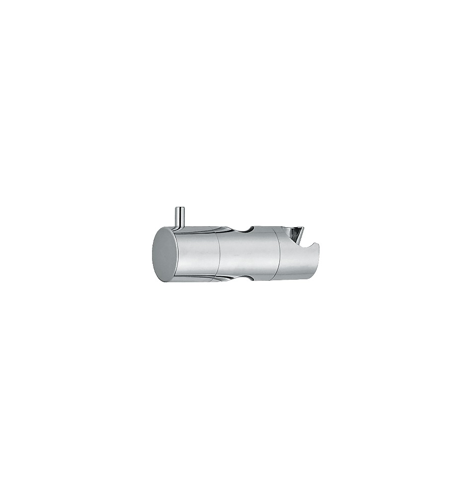 SUPPORTO SCORREVOLE IN ABS CROMATO PER ASTA D. 25 MM Cromo