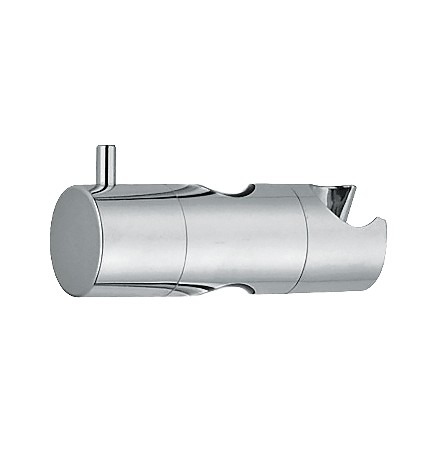 SUPPORTO SCORREVOLE IN ABS CROMATO PER ASTA D. 25 MM Cromo