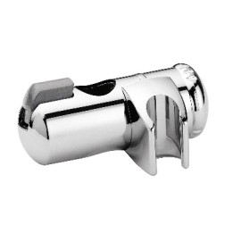 SUPPORTO SCORREVOLE IN ABS CROMATO PER ASTA D. 25 MM Cromo