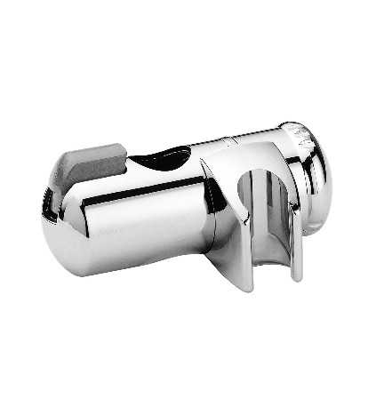 SUPPORTO SCORREVOLE IN ABS CROMATO PER ASTA D. 25 MM Cromo