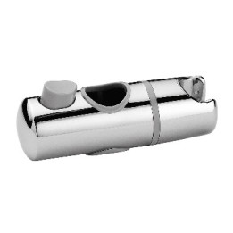 SUPPORTO SCORREVOLE IN ABS CROMATO PER ASTA D. 25 MM Cromo