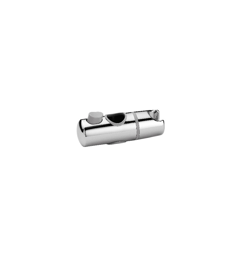 SUPPORTO SCORREVOLE IN ABS CROMATO PER ASTA D. 25 MM Cromo