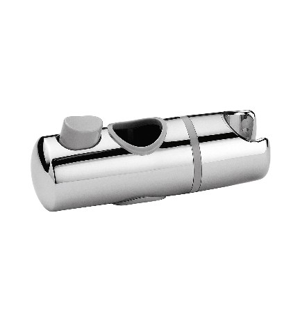 SUPPORTO SCORREVOLE IN ABS CROMATO PER ASTA D. 25 MM Cromo