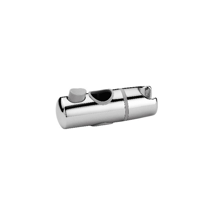 SUPPORTO SCORREVOLE IN ABS CROMATO PER ASTA D. 25 MM Cromo