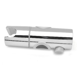 SUPPORTO SCORREVOLE IN ABS CROMATO PER ASTE D. 22 MM Cromo