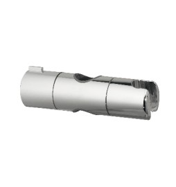 SUPPORTO SCORREVOLE IN ABS CROMATO PER ASTA D. 25 MM Cromo