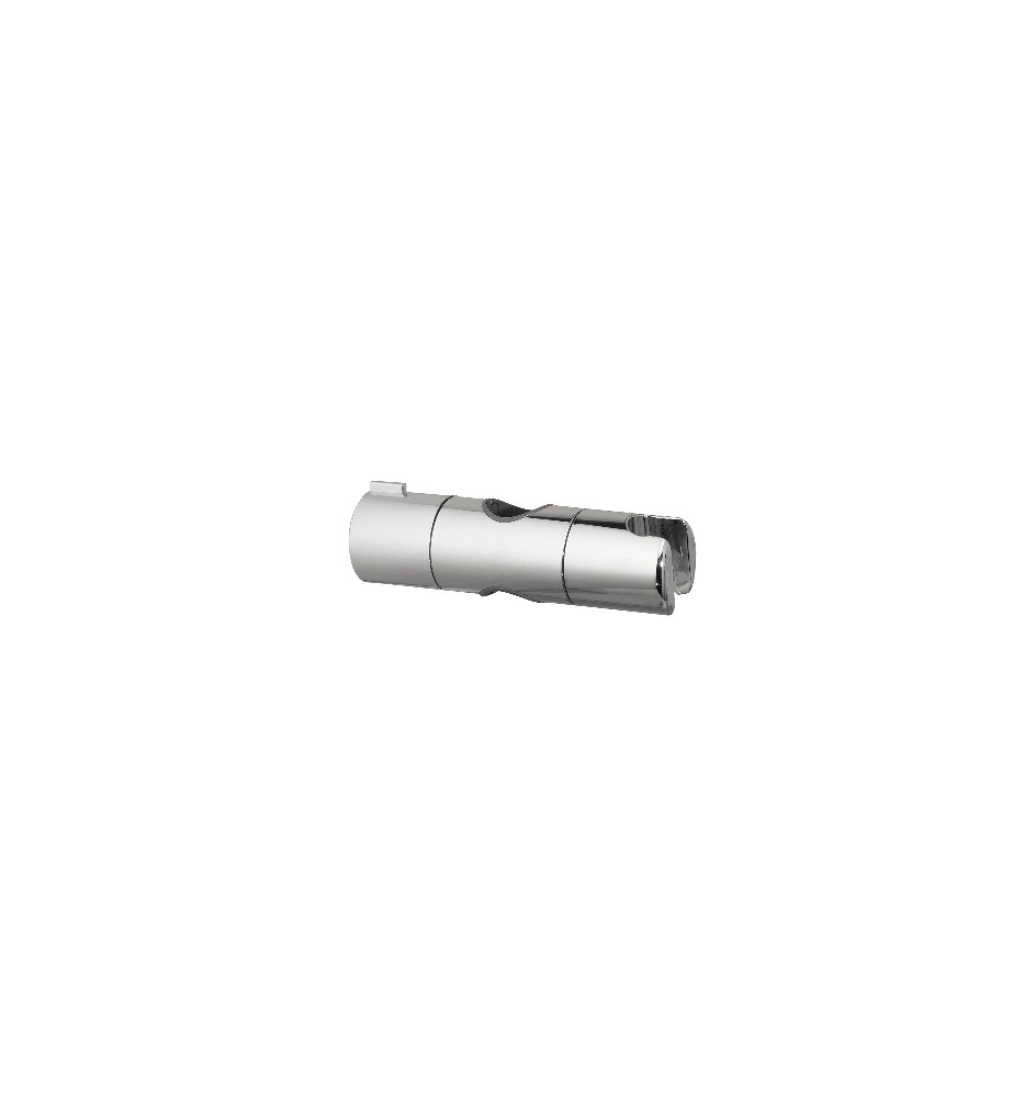 SUPPORTO SCORREVOLE IN ABS CROMATO PER ASTA D. 25 MM Cromo