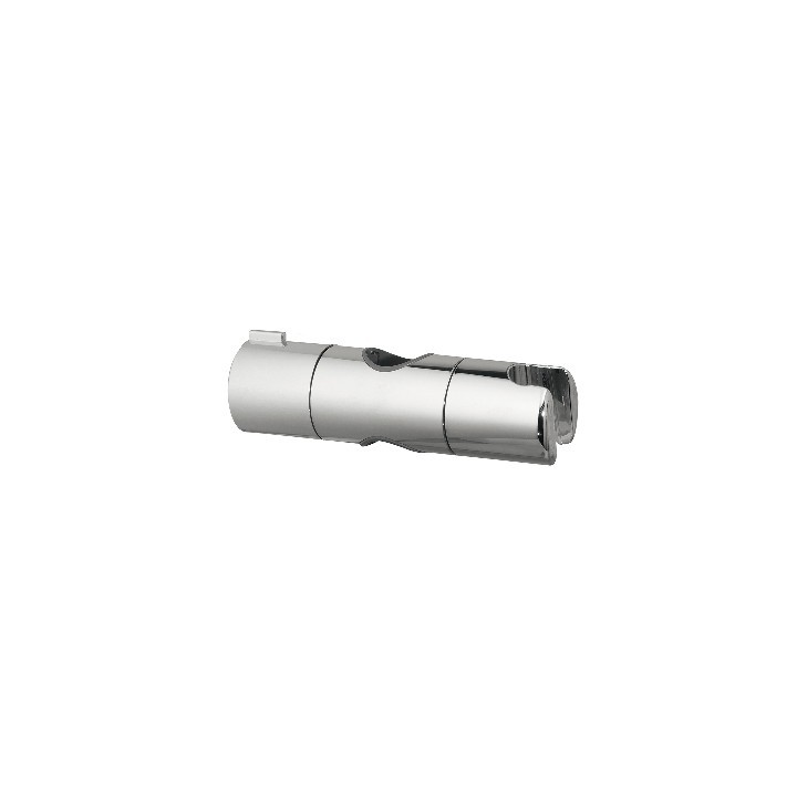 SUPPORTO SCORREVOLE IN ABS CROMATO PER ASTA D. 25 MM Cromo