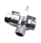 RICAMBIO DEVIATORE SALISCENDI ALPHA / SQUARE Cromo - G 1/2"