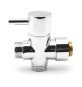 RICAMBIO DEVIATORE SALISCENDI SQUARE Cromo - G 1/2"