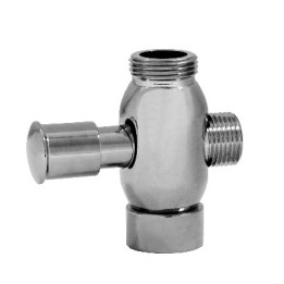 DEVIATORE IN OTTONE CROMATO PER COLONNA DOCCIA Cromo
