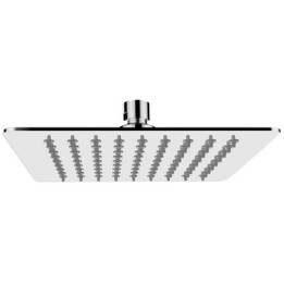 SOFFIONE DOCCIA QUADRO ULTRA SLIM ACCIAIO INOX cm 25x25
