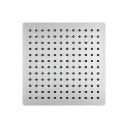 SOFFIONE DOCCIA QUADRO ULTRA SLIM ACCIAIO INOX cm 25x25
