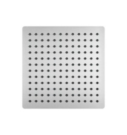 SOFFIONE DOCCIA QUADRO ULTRA SLIM ACCIAIO INOX cm 40x40