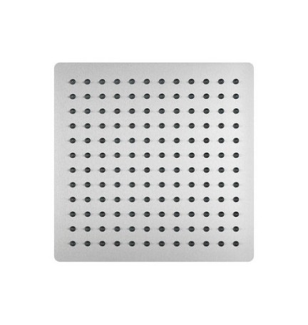 SOFFIONE DOCCIA QUADRO ULTRA SLIM ACCIAIO INOX cm 40x40