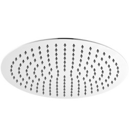 SOFFIONE DOCCIA TONDO ULTRA SLIM ACCIAIO INOX Diam. 250 mm