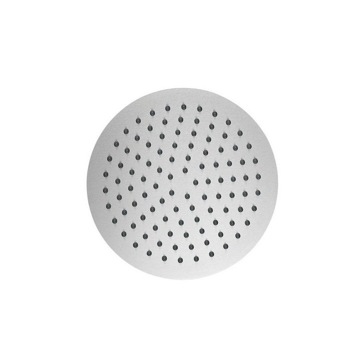 SOFFIONE DOCCIA TONDO ULTRA SLIM ACCIAIO INOX Diam. 300 mm