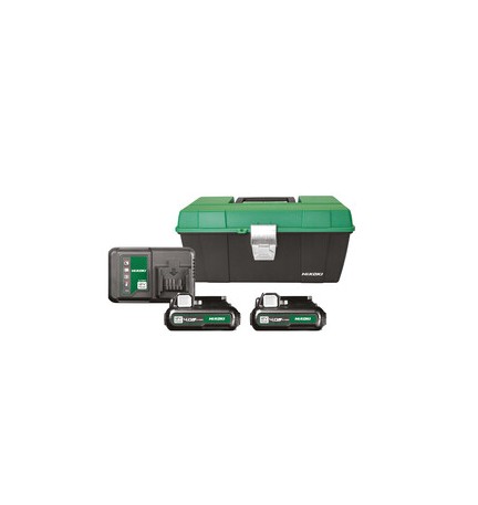 HIKOKI PACK BATTERIA HKA901240V 12V 2X4AH + CARIC