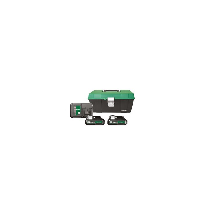 HIKOKI PACK BATTERIA HKA901240V 12V 2X4AH + CARIC