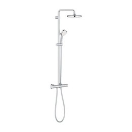 COLONNA DOCCIA CON MISC.TERMOSTATICO ESTERNO NEW TEMPESTA COSMO Cromo - Soffione D. 210 mm