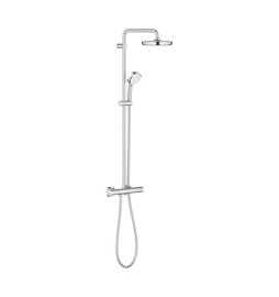 COLONNA DOCCIA CON MISC.TERMOSTATICO ESTERNO NEW TEMPESTA COSMO Cromo - Soffione D. 210 mm