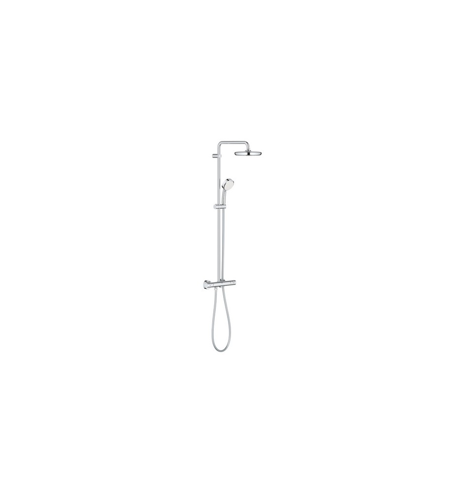 COLONNA DOCCIA CON MISC.TERMOSTATICO ESTERNO NEW TEMPESTA COSMO Cromo - Soffione D. 210 mm