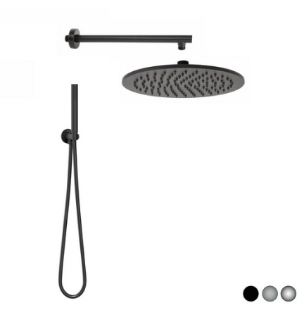 KIT SOFFIONE TONDO SEVEN Cromo