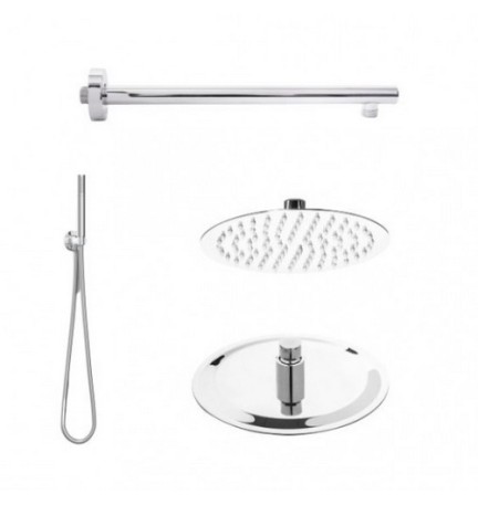 KIT SOFFIONE DOCCIA RESTYLING SMART- TONDO Cromo Lucido