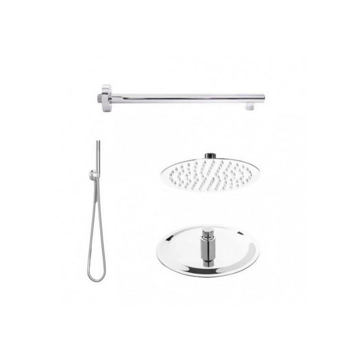 KIT SOFFIONE DOCCIA RESTYLING SMART- TONDO Cromo Lucido