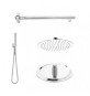 KIT SOFFIONE DOCCIA RESTYLING SMART- TONDO Cromo Lucido