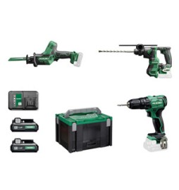 HIKOKI SET TRAPANO+SEGACCIO+TASSEL KC12SKB 12V