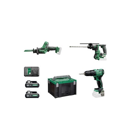 HIKOKI SET TRAPANO+SEGACCIO+TASSEL KC12SKB 12V