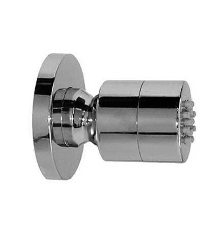 SOFFIONE PER GETTI LATERALI TONDO CON ROSONE Diam. 32 mm