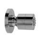 SOFFIONE PER GETTI LATERALI TONDO CON ROSONE Diam. 32 mm