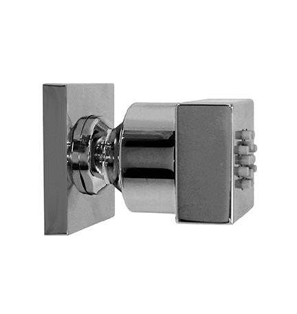 SOFFIONE PER GETTI LATERALI QUADRO CON ROSONE 33 x 33 mm