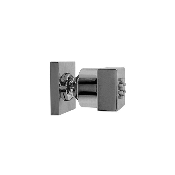 SOFFIONE PER GETTI LATERALI QUADRO CON ROSONE 33 x 33 mm