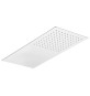 SOFFIONE 1 GETTO RETTANGOLARE ULTRA PIATTO ACCIAIO INOX mm 500x250x3