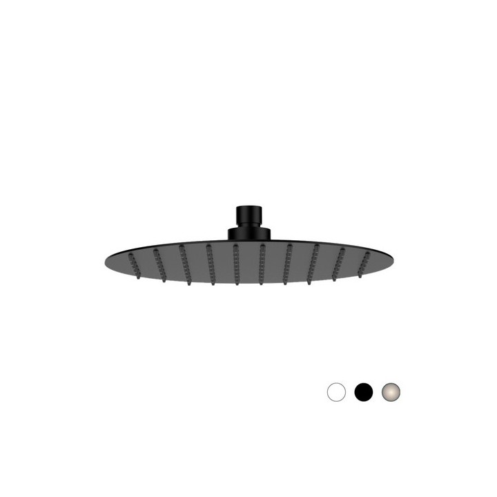 SOFFIONE SLIM TONDO Inox Spazz. Diam. 250 mm