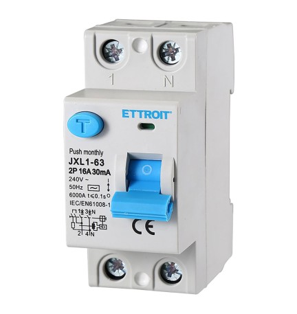 INTERRUTTORE DIFFERENZIALE PURO 2P - 25A