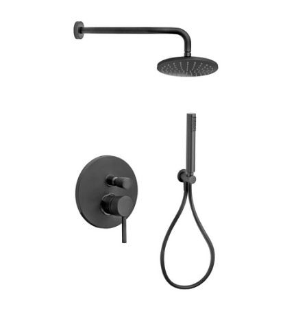 KIT DOCCIA CAROLA NERO OPACO Nero Opaco