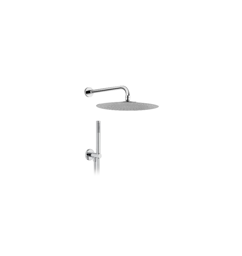 KIT SOFFIONE DOCCIA TONDO Soff. D. 200 - Braccio L. 300