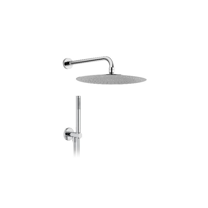 KIT SOFFIONE DOCCIA TONDO Soff. D. 250 - Braccio L. 350