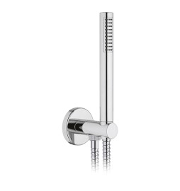 SET DOCCIA TONDA PRESA ACQUA FLEX E DOCCETTA Cromo