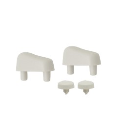 KIT PARACOLPI PER SEDILE CONCA E YDRA CARRARA E MATTA Bianco