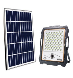 PROIETTORE A LED CON TELECAMERA E PANNELLO SOLARE 200W (pannello 20W) - 730 lumen