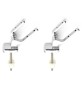 CERNIERE KIT AMERICAN INNOVA PASSANTE NEW Cromo