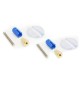 KIT ATTACCO CERNIERE AD ESPANSIONE A 5 FORI -