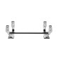 CERNIERE COPRIWATER 5 FORI CONTRARIA DA 220 MM Cromo